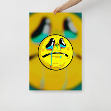 Crying Emoji Poster