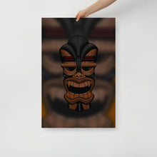 Load image into Gallery viewer, A 24 by 36 inch poster of a tiki. Also available as a graphic t-shirt.