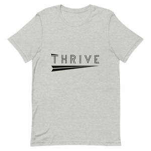 A graphic t-shirt that says thrive.