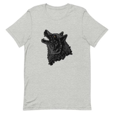 A graphic t-shirt with the head of a wolf designed for the pack animals, the lovers of the outdoors, nature, hikers, backpackers, campers, leaders, and so many more. Also available as a poster. 