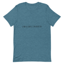 Load image into Gallery viewer, A graphic t-shirt that says unsubscribed.