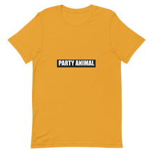 Load image into Gallery viewer, A graphic t-shirt that says party animal.