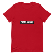 Load image into Gallery viewer, A graphic t-shirt that says party animal.