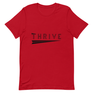 A graphic t-shirt that says thrive.